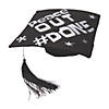 Silver Sticker Mortarboard Hat Decorating Kit for 4 Hats Image 1
