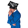 Silver Sticker Mortarboard Hat Decorating Kit for 4 Hats Image 2