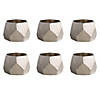 Silver Triangle Band Napkin Ring (Set Of 6) Image 1
