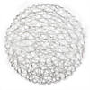 Silver Woven Paper Round Placemat (Set Of 6) Image 1