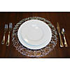 Silver Woven Paper Round Placemat (Set Of 6) Image 4