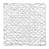 Silver Woven Paper Square Placemat (Set Of 6) Image 1