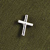 Silvertone Cross Pins - 12 Pc. Image 1