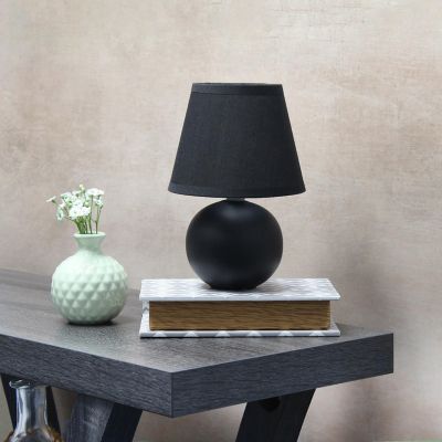 Simple Designs Mini Ceramic Globe Table Lamp Image 3