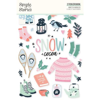 Simple Stories Sticker Book 12/Sheets-Winter Wonder Image 1