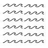 Simplistic Waves Peel & Stick Wall Decals Image 1