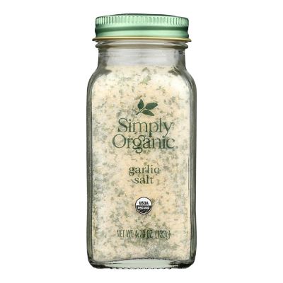 Simply Organic Garlic Salt  4.7 oz Image 1