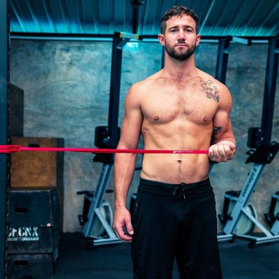 MummyStrength Pull Up Assist Band - Red, Single Band With 41" Loop For Fitness & Strength Training - View #7