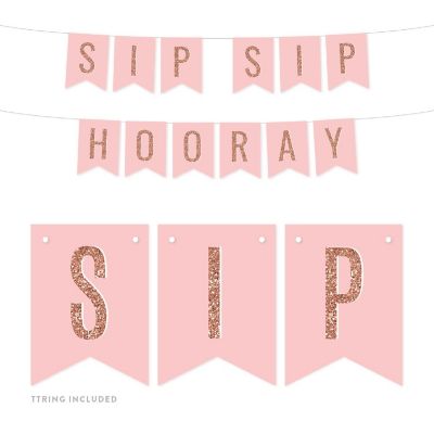 Sip Sip Hooray 4x5.5IN Banner Image 1
