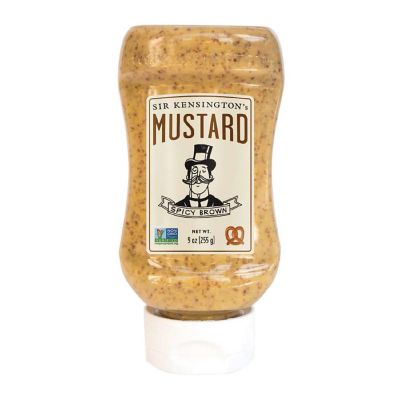 Sir Kensington's Mustard - Spicy Brown Squeeze Bottle - Case of 6 - 9 oz Image 1