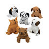 Sitting Stuffed Dogs - 12 Pc. Image 1