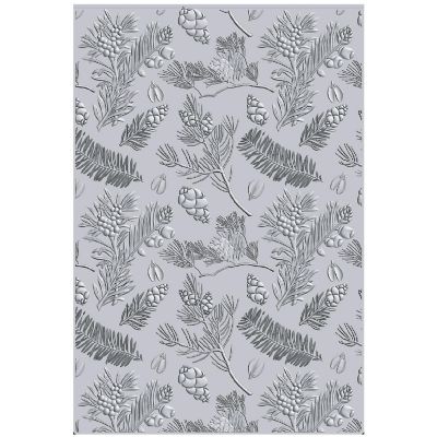 Sizzix 3D Textured Embossing Folder By 49 And Market-Pines Image 3