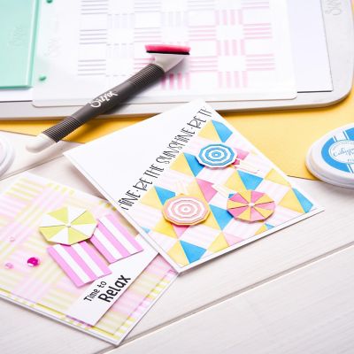 Sizzix Clear Stamps Set By Catherine Pooler 10/Pkg-Va-Cay Mode Image 2