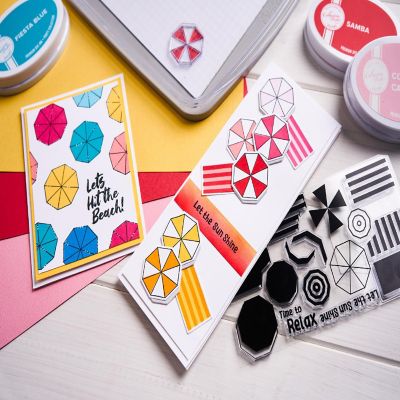 Sizzix Clear Stamps Set By Catherine Pooler 10/Pkg-Va-Cay Mode Image 3