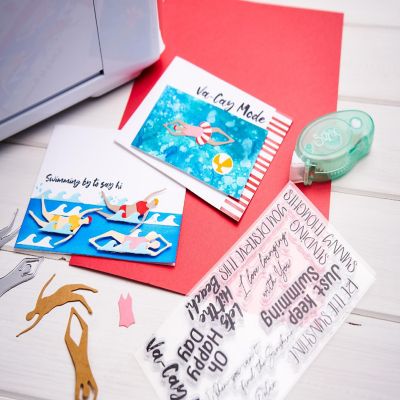 Sizzix Clear Stamps Set By Catherine Pooler 29/Pkg-Synchronized Swimmers Image 3