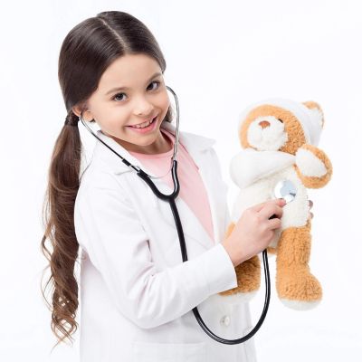 Skeleteen Doctor's Stethoscope For Kids - Doctor Pretend Play Dress Up Accessories - 1 Piece Image 1