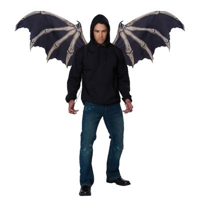 Skeleton Bone Costume Wings  One Size Fits Most Image 1