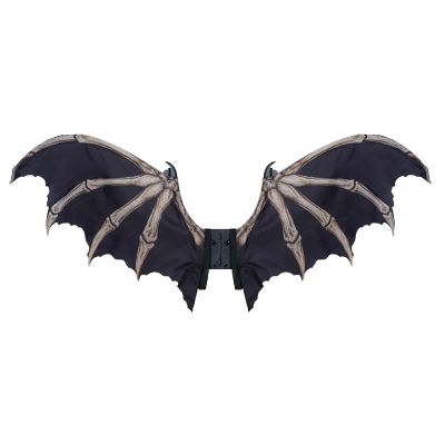 Skeleton Bone Costume Wings  One Size Fits Most Image 1