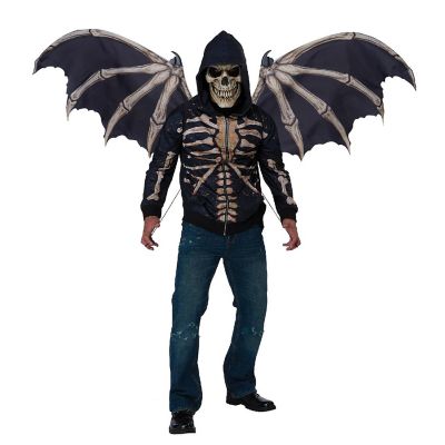 Skeleton Bone Costume Wings  One Size Fits Most Image 2