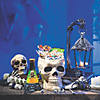 Skeleton Crew Hanging Lantern Plastic Halloween Decoration Image 1