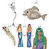 Skeleton Mermaid &amp; Fish Decorating Kit - 5 Pc. Image 1