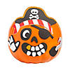 Skeleton Pirate Pumpkin Decorating Craft Kit - Makes 12 Image 1