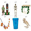 Skeleton Tiki Hut Halloween Decorating Kit - 17 Pc. Image 1