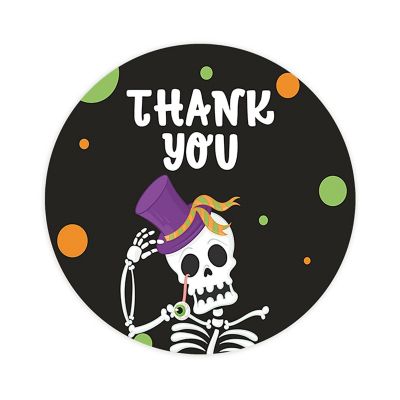 Skeleton Top Hat Halloween TY 2in 40pk Image 1