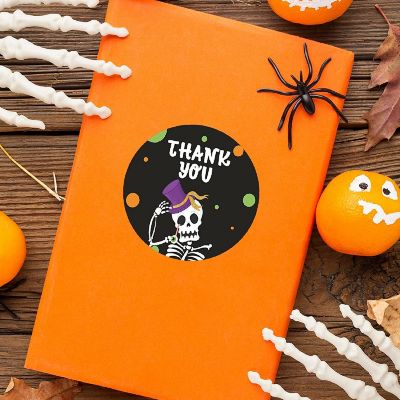 Skeleton Top Hat Halloween TY 2in 40pk Image 2