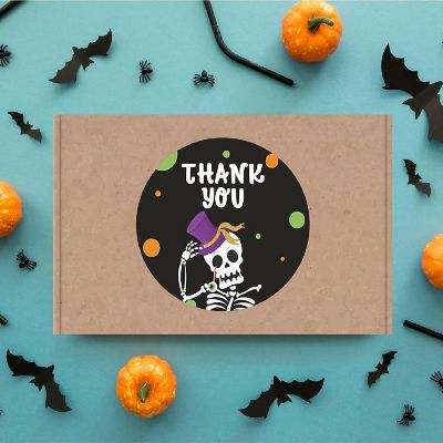 Skeleton Top Hat Halloween TY 2in 40pk Image 3
