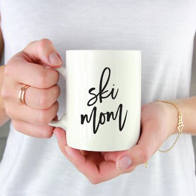 Ski Mom Ceramic Mug Image 1