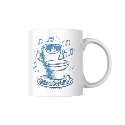 Skibidi Certified Mug by Dancing Littles Jungle Image 1