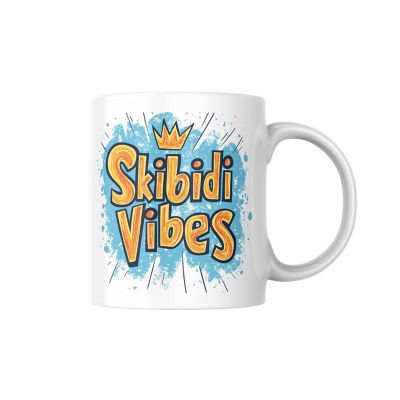 Skibidi Vibes Mug by Dancing Littles Jungle Image 1