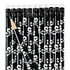 Skull &amp; Crossbones Pencils - 24 Pc. Image 1