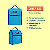 Sky Blue Lunch Bag Image 1