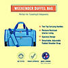 Sky Blue Weekender Duffel Bag Image 1