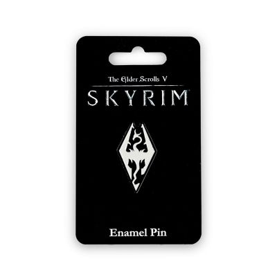 Skyrim Collectibles  Skyrim Dragon Logo Enamel Pin Collector Pin Image 1