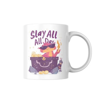Slay All Day Mug by Dancing Littles Jungle Image 1