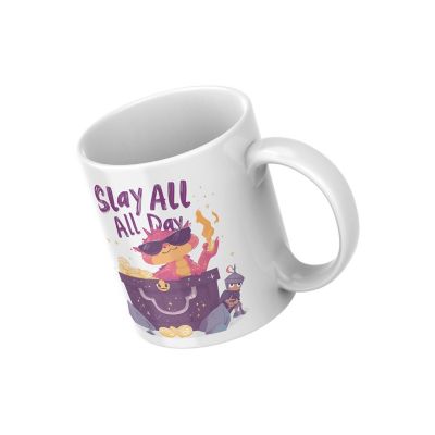 Slay All Day Mug by Dancing Littles Jungle Image 1