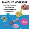 Slime Beaker Valentine Exchanges with Card for 12 Image 1