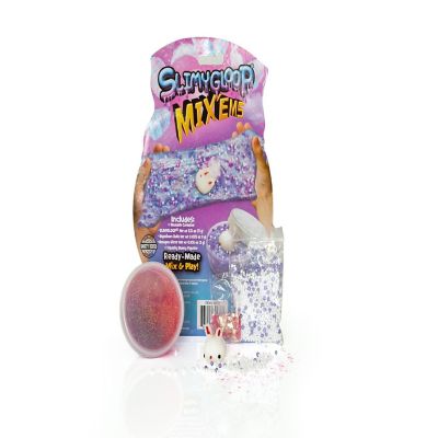 Slimygloop Mix'Ems DIY Slime Kit For Kids  Cotton Candy Mix'Em Glitter Slime Image 1