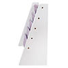 Sling Book Shelf - White w/ Lilac Image 3