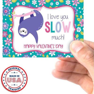 Sloth Classroom Valentines 30pc. by AmandaCreation Image 3