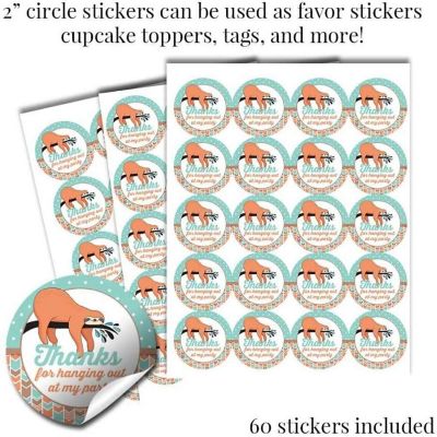 Sloth Sticker Bundle 429pc. by AmandaCreation Image 2