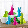Slotted Wood Easter Bunny Tabletop Decorations - 6 Pc. Image 1