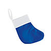 Small Blue Christmas Stockings - 12 Pc. Image 1