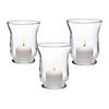 Small Clear Hurricane Candle Holders - 12 Pc. Image 1
