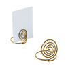 Small Gold Spiral Place Card Holders - 12 Pc. Image 1