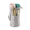Small Grey Round Knitting Bag Image 1