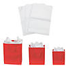 Small, Medium & Large Red Gift Bags & Tissue Paper Kit - 36 Pc. Image 1